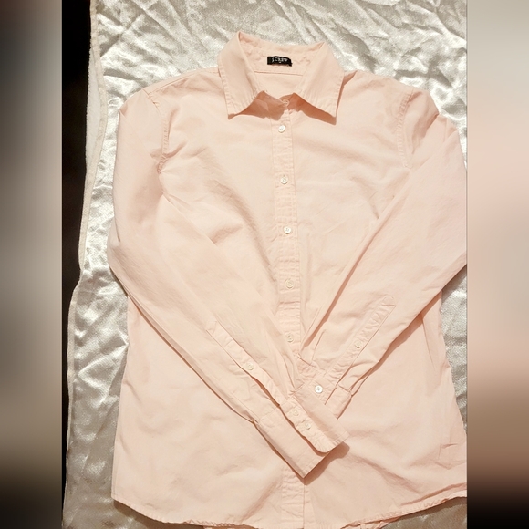 J Crew Haberdashery women's Button Down Blouse With Seer Sucker Design Small - Picture 6 of 7